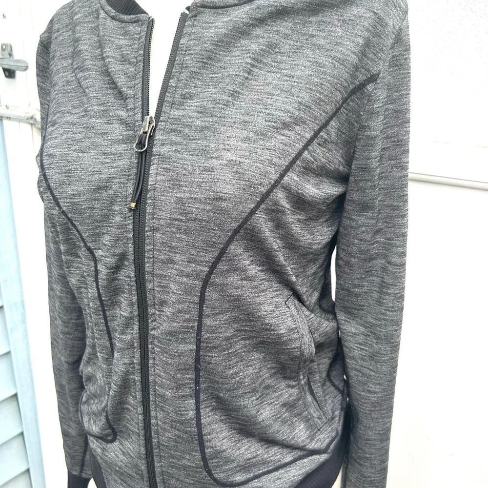 Athleta jacket WOMENS Small full zip bombastic bomber athleisure workout active - Picture 3 of 9